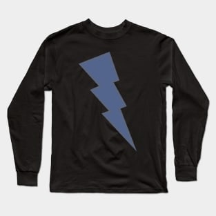 Blue Lightning bolt Long Sleeve T-Shirt